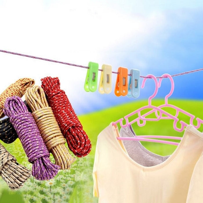 10 Meter Cloth Line Rope – Durable Laundry Rope for Clothes Drying (Buy 1 Get 1 FREE)