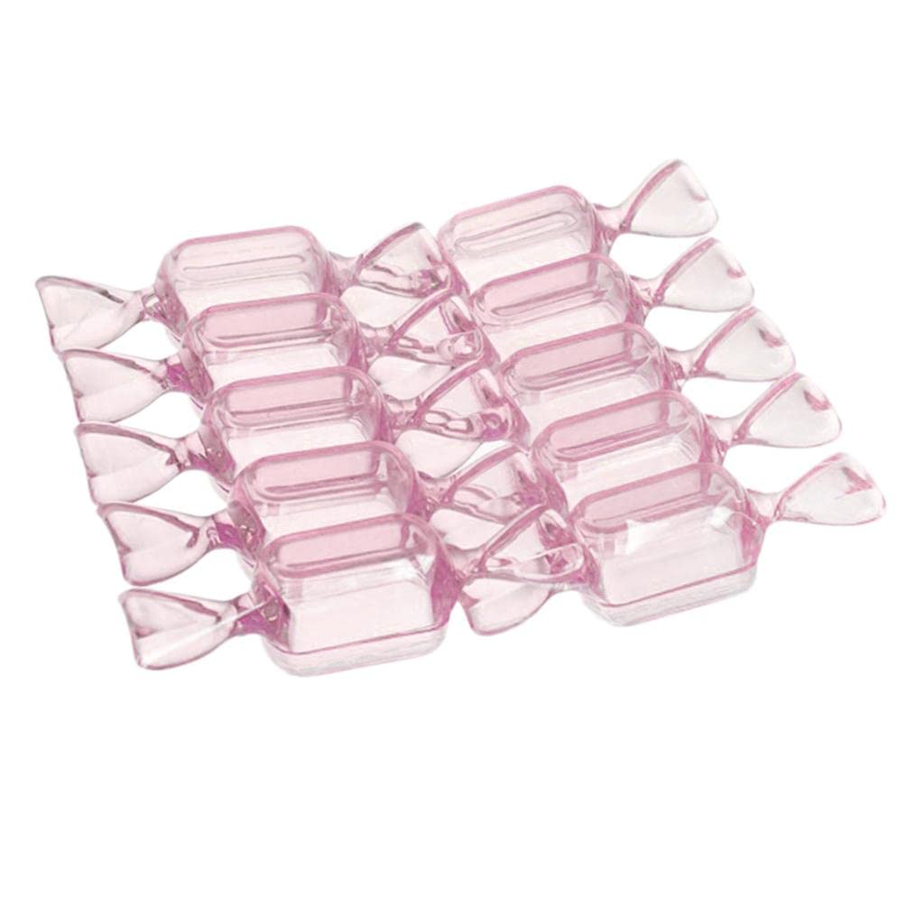 10 Pcs Mini Jewelry Organizer Box – Transparent Candy Shaped Storage Case for Rings, Earrings & Accessories