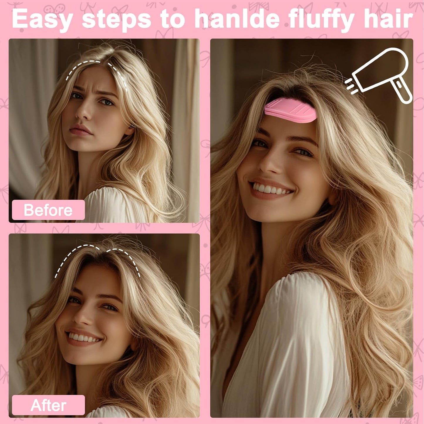 Wind Shaping Styling Comb – Hair Volume Clip for Fluffy Bangs & Root Lift, Hair Volumizer Styling Tool(Pack of 1)