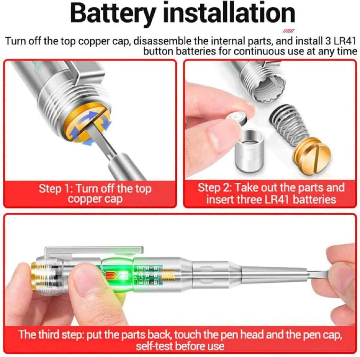 All-in-One High Brightness Intelligent Tester Pen .g