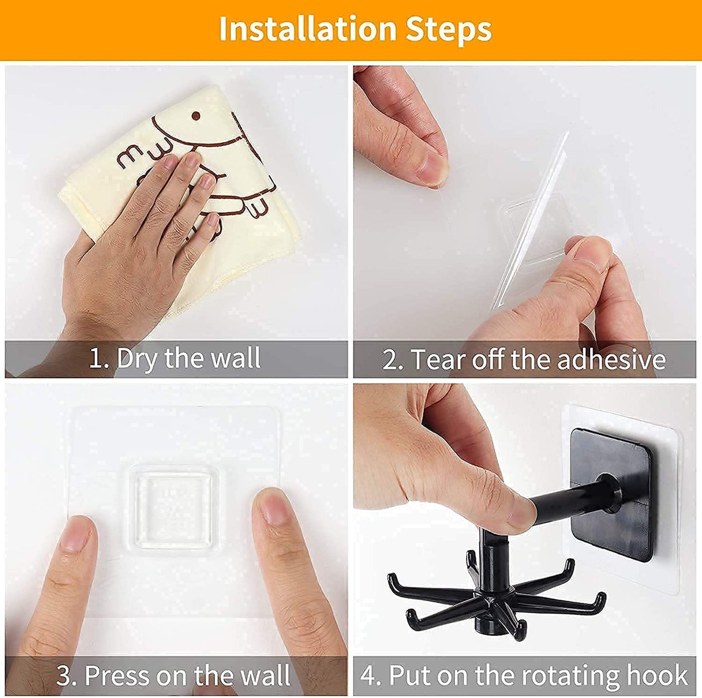 360° Rotating Wall Hook- Heavy Duty g