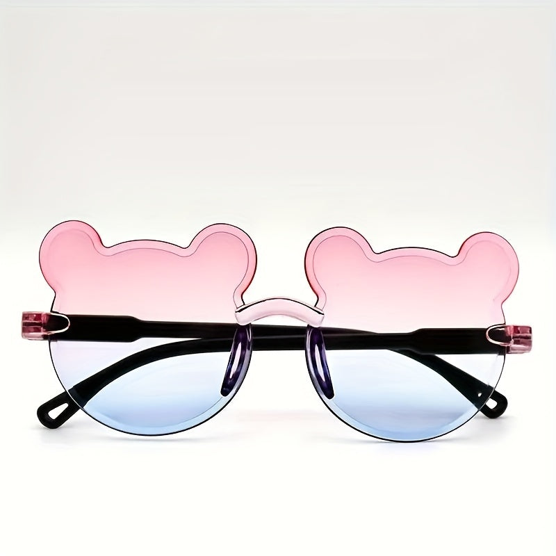 1 Pc Cute Bear Glasses for Youngsters, Boys and Girls Photo Decorative Glasses