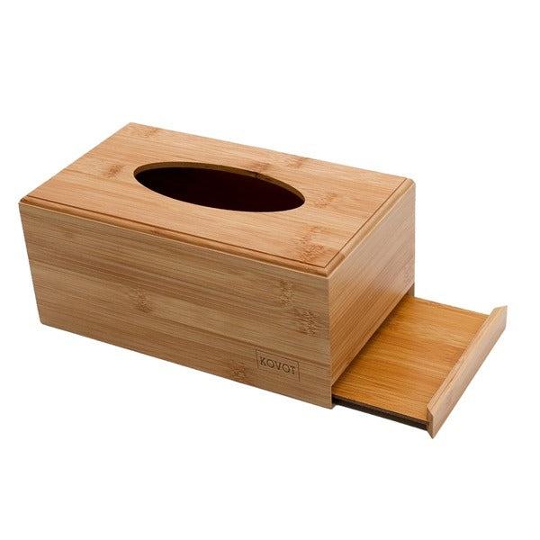 Wooden Rectangular Tissue Box