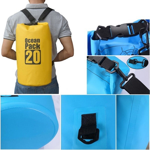 Waterproof Ocean Pack 20L – Durable Travel & Outdoor Dry Bag for Hiking, Camping, and Adventure (Pack of 1)