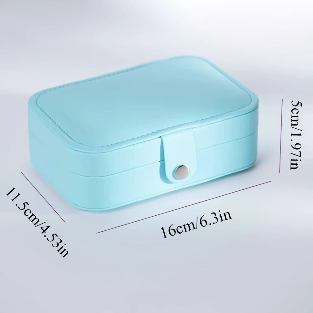 Customised Jewellery Box - Large Capacity Jewelry Box - Birthday Flower Print + Name