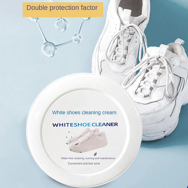 White Shoe Cleaning Cream, Whitening and Yellowing Maintenance for White Shoes, Leather, Sports Shoes, Leather Bags