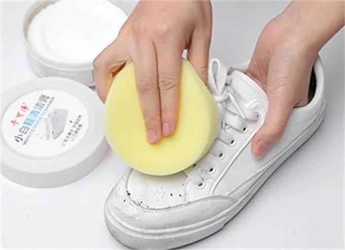 White Shoe Cleaning Cream, Whitening and Yellowing Maintenance for White Shoes, Leather, Sports Shoes, Leather Bags