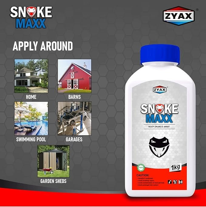 ZYAX Snake Maxx 1kg Snake Repellent – Safe & Effective Herbal Solution to Keep Snakes Away