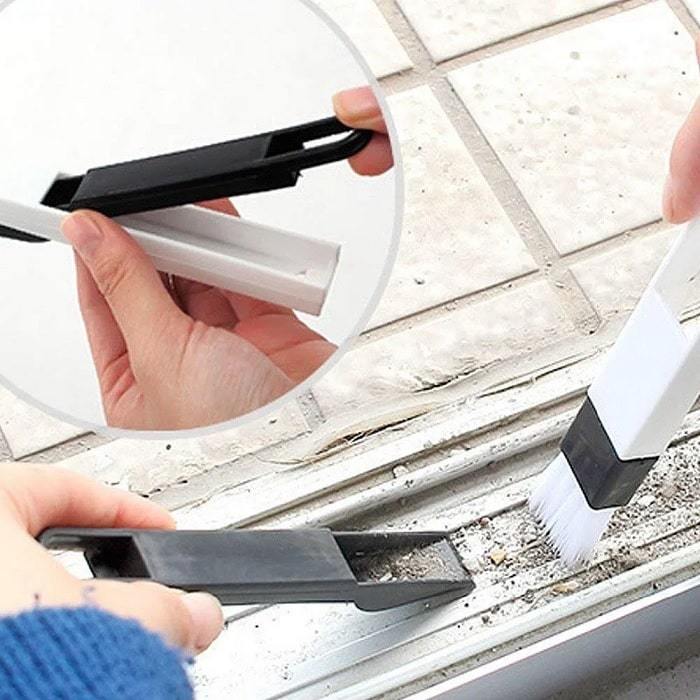 1 Pcs 2 in 1 Multipurpose Mini Window Cleaning Brush & Pan