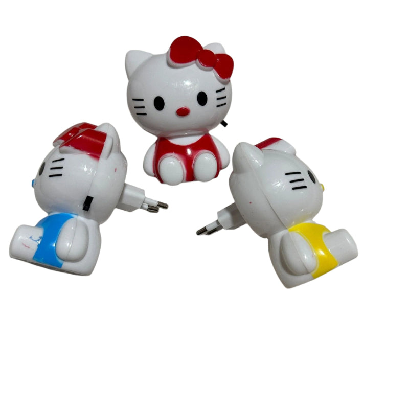 1 Pc KT Shape LED Night Lamp (Random Colors)