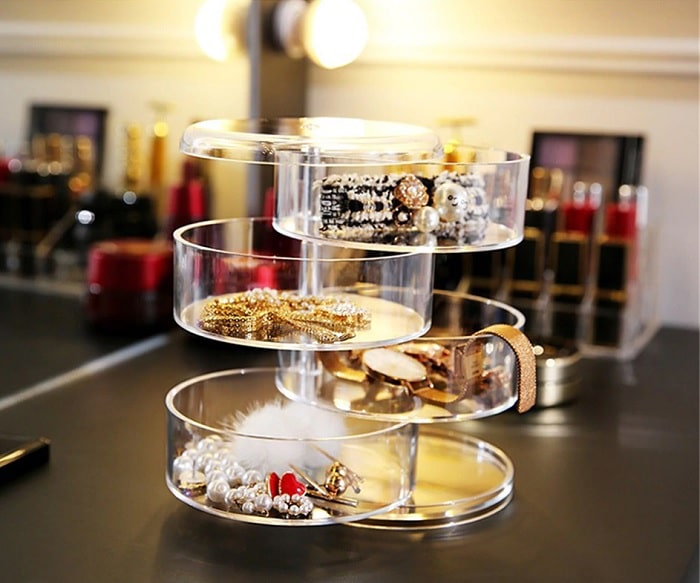 4 Layer Rotating Jewellery Box