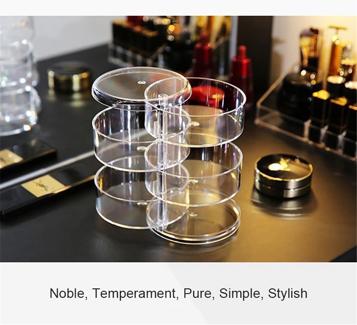 4 Layer Rotating Jewellery Box