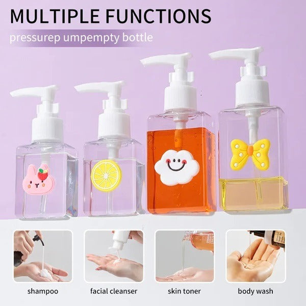 100ml Liquid Pump Bottle for Handwash, Shampoo, Lotion with Pump Dispenser