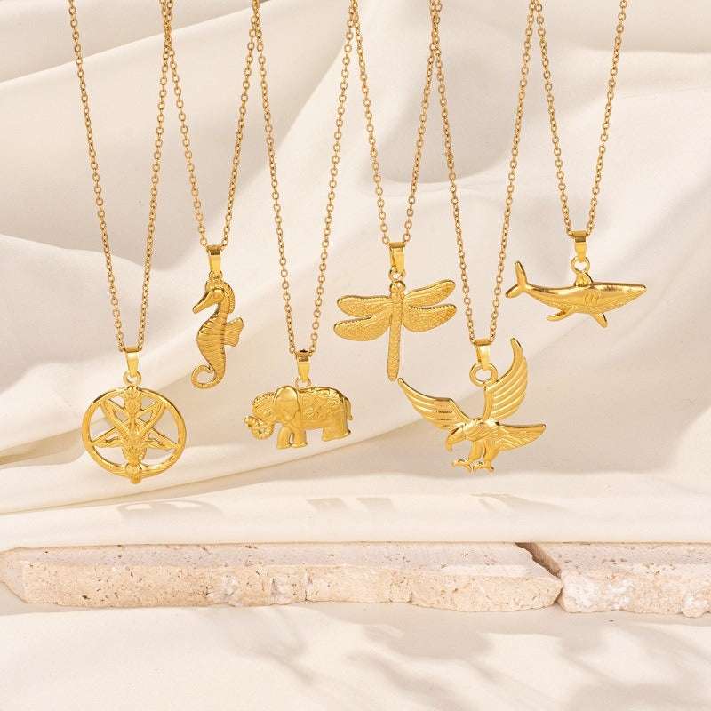 Anti Tarnish Charm Necklace (Random Charms) -1pc