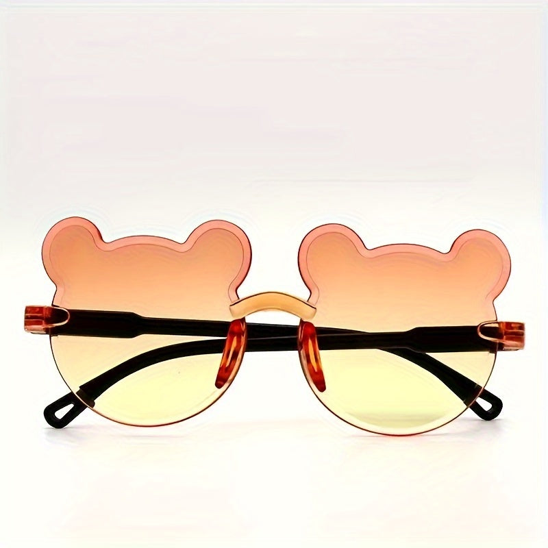 1 Pc Cute Bear Glasses for Youngsters, Boys and Girls Photo Decorative Glasses