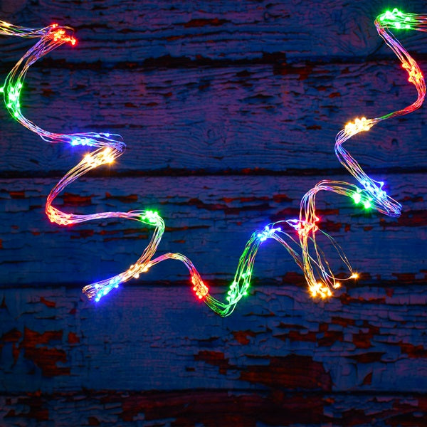 LED String Fairy Lights – Multi-Color Decorative Lights Without Star, Indoor & Outdoor Use (Pack of 1)