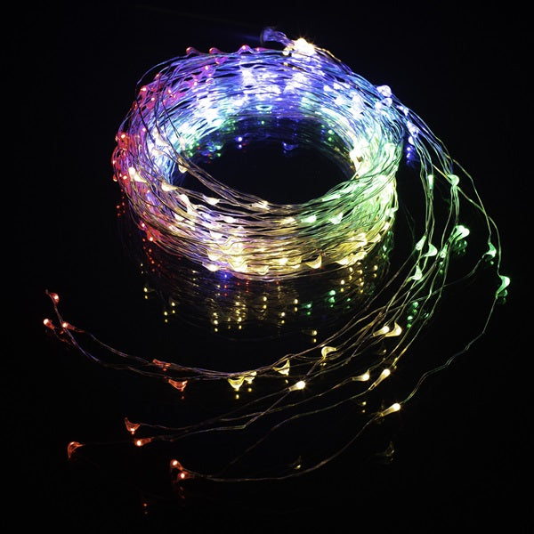 LED String Fairy Lights – Multi-Color Decorative Lights Without Star, Indoor & Outdoor Use (Pack of 1)