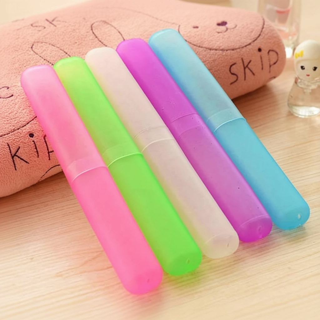 1 Pc Plastic Toothbrush Cover, Anti Bacterial Toothbrush Case Box, Portable Toothbrush Container For Travel