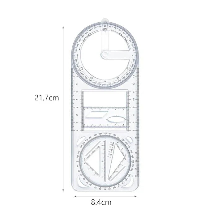 All in one - Multifunctional Geometric Ruler.g (Buy 1 Get 1 Free).g