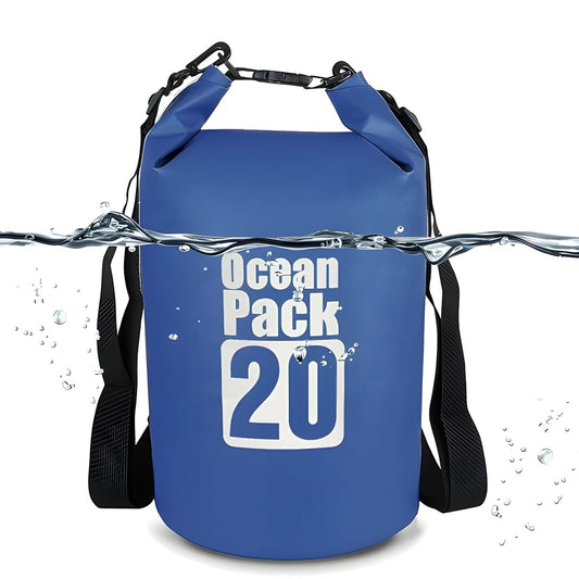 Waterproof Ocean Pack 20L – Durable Travel & Outdoor Dry Bag for Hiking, Camping, and Adventure (Pack of 1)