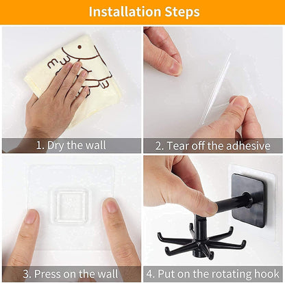 360° Rotating Wall Hook- Heavy Duty g