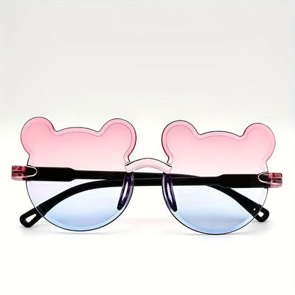 1 Pc Cute Bear Glasses for Youngsters, Boys and Girls Photo Decorative Glasses