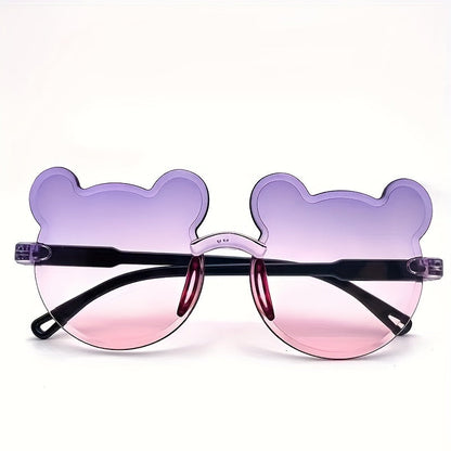 1 Pc Cute Bear Glasses for Youngsters, Boys and Girls Photo Decorative Glasses