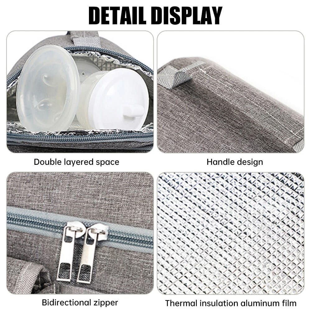 Double Deck Insulated Lunch Bag for Office & Travel – Leakproof, Spacious & Stylish