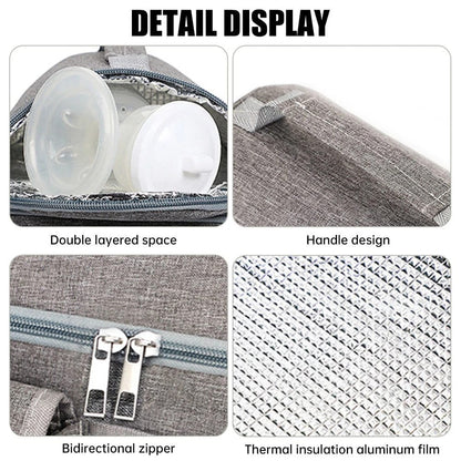 Double Deck Insulated Lunch Bag for Office & Travel – Leakproof, Spacious & Stylish