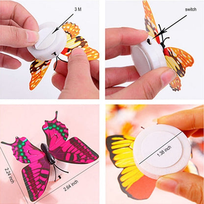 LED Color Changing Beautiful Butterfly (Set Of 4)