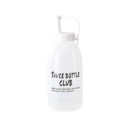 1 Pc 650 ml Squeeze Sauce Bottle Salad Sauce Food Grade Pointed Mouth Ketchup Bottle
