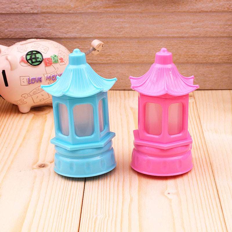 1 Pc Castle Shape LED Night Lamp (Random Color)