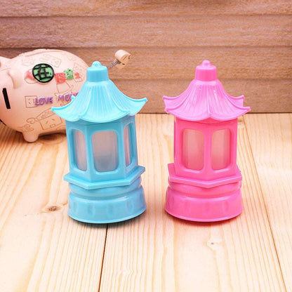 1 Pc Castle Shape LED Night Lamp (Random Color)