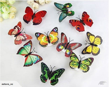 LED Color Changing Beautiful Butterfly (Set Of 10)
