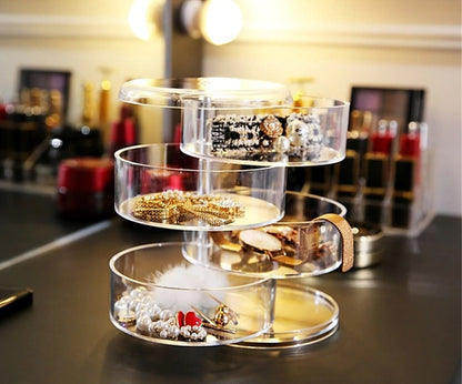 4 Layer Rotating Jewellery Box