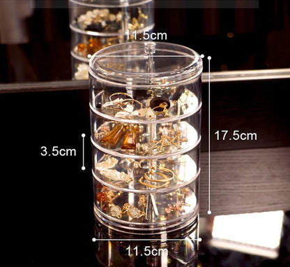4 Layer Rotating Jewellery Box