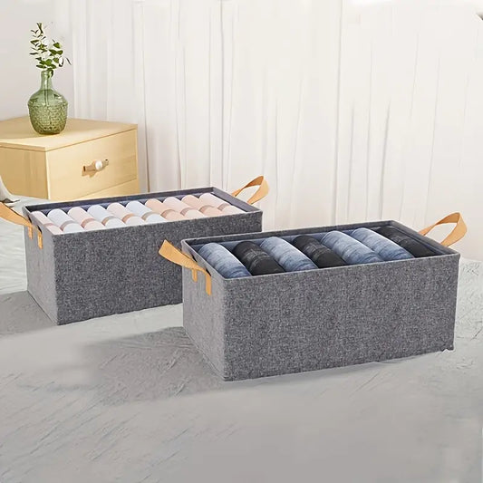 26L Grey Folding Wardrobe Organizer