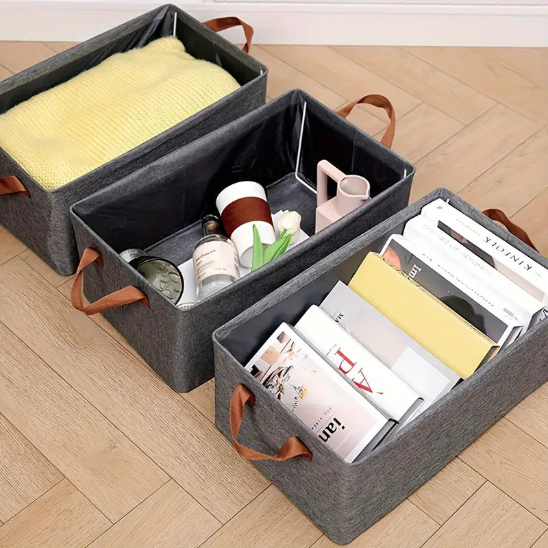26L Grey Folding Wardrobe Organizer