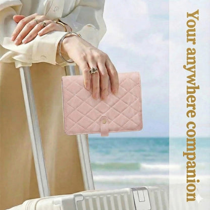 Luxury Portable Leather Jewellery Storage Book — For Wedding Season, Travel & Everyday Elegance