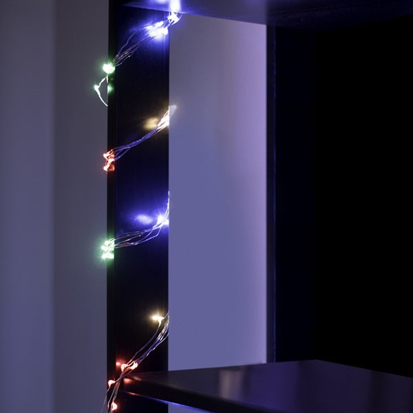 LED String Fairy Lights – Multi-Color Decorative Lights Without Star, Indoor & Outdoor Use (Pack of 1)