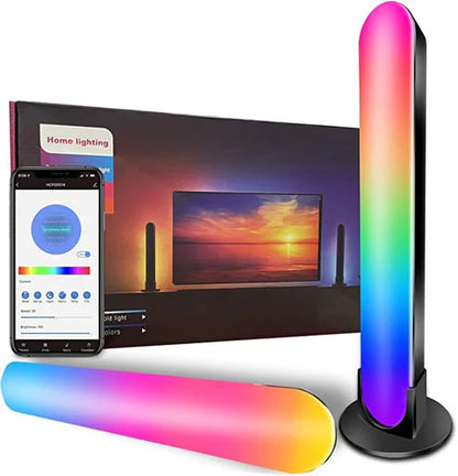 Smart RGB LED Light Bars with Music Sync & Ambient Lighting